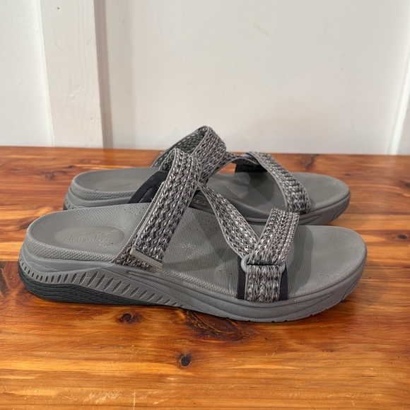 Dansko Rosette Slip-On Gray Sport Sandals 39 - Picture 2 of 8
